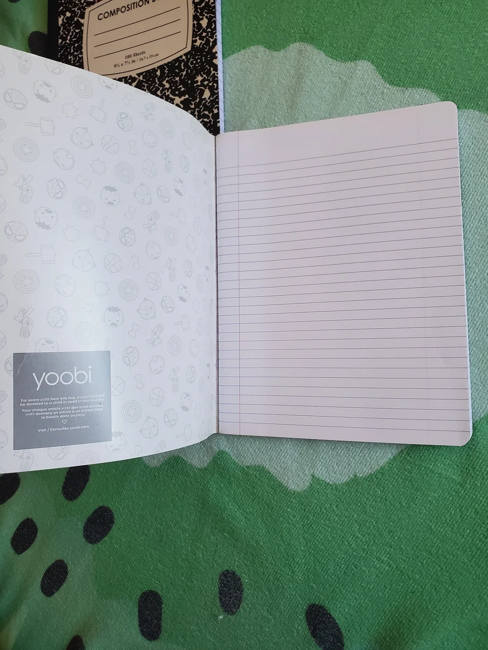 Kids 'Amazing' Spider Web Hardcover Notebook + Standard Composition Book